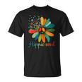 Daisy Peace Sign Hippie Soul Flower Lovers T-Shirt