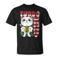 Dandadan Turbo Granny Cute Cat Kawaii Angry Cat Anime T-Shirt