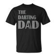 The Darting Dad Dartsport Darter Sprüche Dartboard T-Shirt