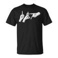 Deutschrap Hip Hop 187 Hand Sign Gesture T-Shirt