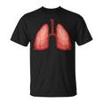 Disfraces De Grupo De Anatomía De Órganos Del Cuerpo Humano Disfraz De Pulmones Camiseta unisex