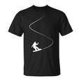 Drawn Simple Snowboard Girl T-Shirt