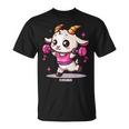 Dulce Cabra Entrenamiento Fresco Diseño Fitness Gimnasio Entrenamiento Camiseta unisex