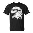 Eagles Face With Sunglasses Vintage Eagle Eyes Bird Lover T-Shirt