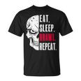 Eat Sleep Brawl Repeat ideo Game T-Shirt