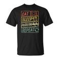 Eat Sleep Rowing Repeat Rowing T-Shirt