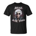 Evil Old Woman Women's Motorcycle Sarcasm T-Shirt