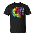 My Favorite People Call Me Nana Grandma Sunflower Tie Dye T-Shirt