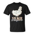 Fluffy Feathers Backyard Chicken Whisperer Silkie Chicken Lover Silky Chicken Small -Adult Short Sleeve Classic Fit Modern Classic Travel Poultry Enthusiasts T-Shirt
