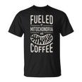 Fueled By Mitochondria And Coffee Cell Biology Science T-Shirt