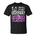 English Teacher Camiseta unisex