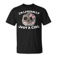 I'm Literally Just A Girl Sad Hamster Meme T-Shirt