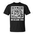 Qr President Trump Dancing Code 4547 On Back T-Shirt