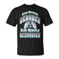 Gamer Zum Zocken Geboren Zur Schule Gezwungen Gaming T-Shirt