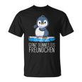 Ganz Dünnes Eis Freundchen Sarkasmus Lustiger Spruch Fun T-Shirt