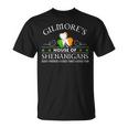 Gilmore's House Of Shenanigans Irish Family Name T-Shirt