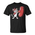 Gimnasio Entrenamiento Gato Divertidos Puñetazos Boxer Cat Camiseta unisex