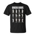 Greek Gods And Goddesses Old Greek Mythology T-Shirt