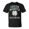The Green Monsta Boston Irish Pride Distressed Clover T-Shirt