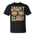 Groovy Grandpa Aesthetic Nostalgia 70'S Retro Grandpa Camiseta unisex