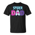 Groovy Spider Dad Matching Family Birthday Girl Party T-Shirt