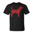 Heart Dog Lover Beagle Puppy Valentines Day T-Shirt
