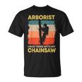 Homme Citation D'arboriste Amusante En Forme De Bûcheron T-Shirt