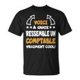 Homme Comptable Cool Dicton Amusant Comptable Comptabilité T-Shirt