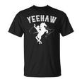 Horseback Riding Howdy Western Rodeo Yeehaw Cowboy T-Shirt