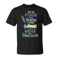 I'm A Writer Not A Serial Killer Writing T-Shirt