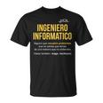Ingeniero Informático Definición Ingenieros Infor Camiseta unisex