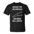 Injury Crutches Saying Gute Bessung S T-Shirt