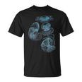 Jellyfish Ocean Lover Bioluminescent Sea Animals T-Shirt