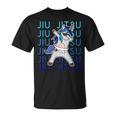 Jiu Jitsu Dabbing Unicornio Para Niñas Bjj Camiseta unisex