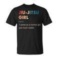 Jiu-Jitsu Girl Definition Jiu-Jitsu Regalo Para Niñas Camiseta unisex