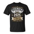 Legends Go 2025 In Retirement Pensioner T-Shirt