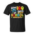 Level 100 Days Of School Completed Gaming Gamer Boy T-Shirt