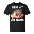 With Love Has Four Paws Degu Degus Owner Deguhalter T-Shirt