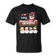 I Love Being Grandma Snowman Christmas Xmas Family Matching T-Shirt