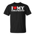 I Love My Hot Girlfriend I Heart My Hot Girlfriend Gf Bf T-Shirt