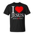 I Love Jesus Jesus Loves You Christian T-Shirt