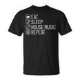 Mangez La Musique De Dortoir Edm Dj House Music T-Shirt