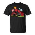 Marienkäfer Liebe I Insekt Niedlich Siebenpunkt Käfer Kinder T-Shirt