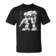 Mech Warrior Sketch Shirt Mighty Tech Robot Fighter Premium T-Shirt