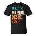 Mejor Marido Desde 2023 1 Aniversario De Boda 1 Año Camiseta unisex