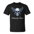 Memento Mori Gothic Skull & Wings T-Shirt