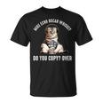 Mike Echo Oscar Whiskey Ham Radio Cat T-Shirt