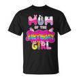 Mom Of The Birthday Girl Family Pig Party Decorations T-Shirt
