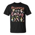 Mom And Dad Mommy Fairy One Birthday Girl Family Party Decor T-Shirt