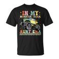 In My Monster Trucks Aunt Era Groovy Family Matching T-Shirt